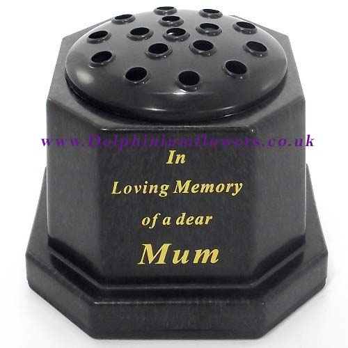 Memorial Grave Vase - Mum - Click Image to Close